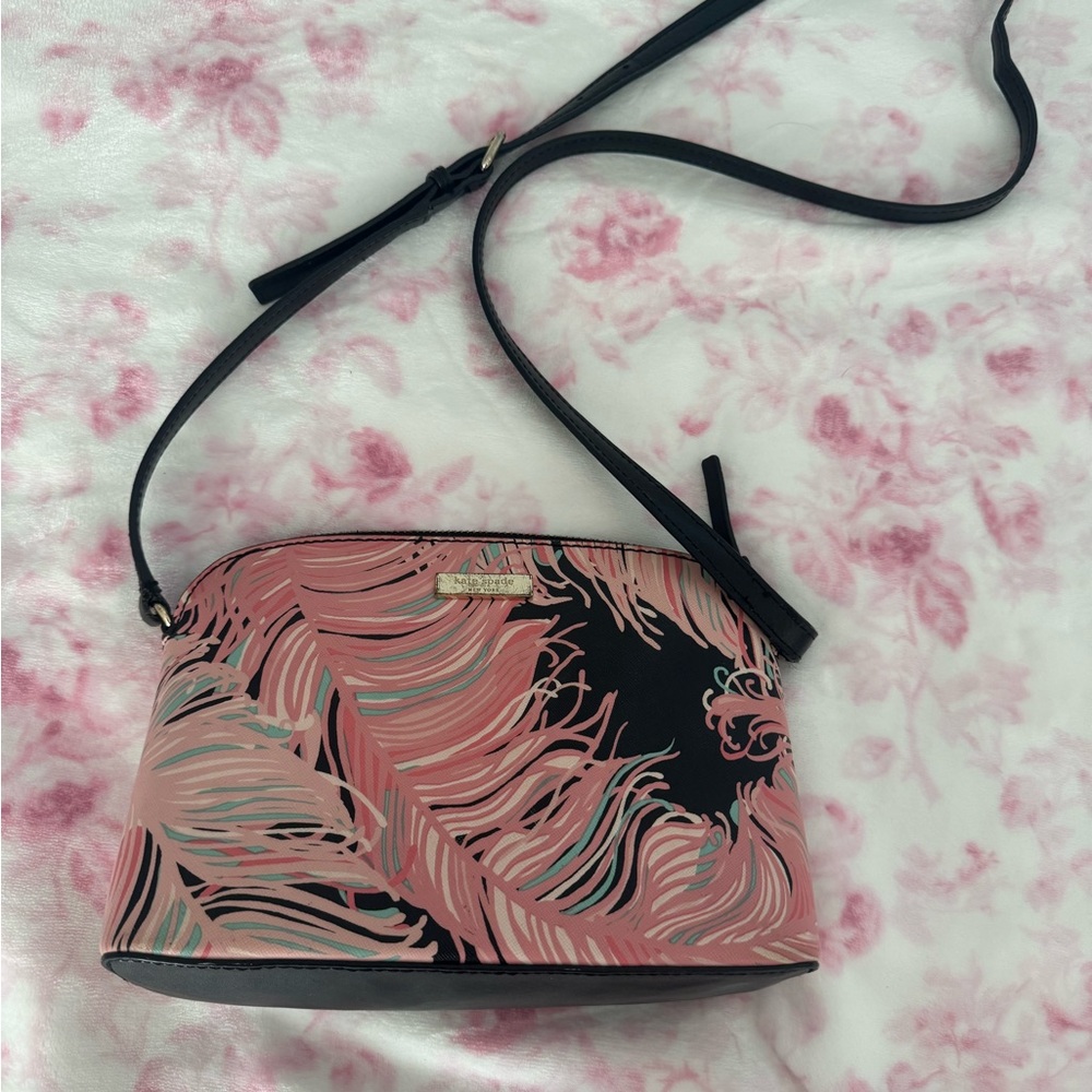 Kate Spade Pink and Black Crossbody Bag